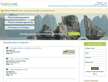 Tablet Screenshot of freebizznet.com